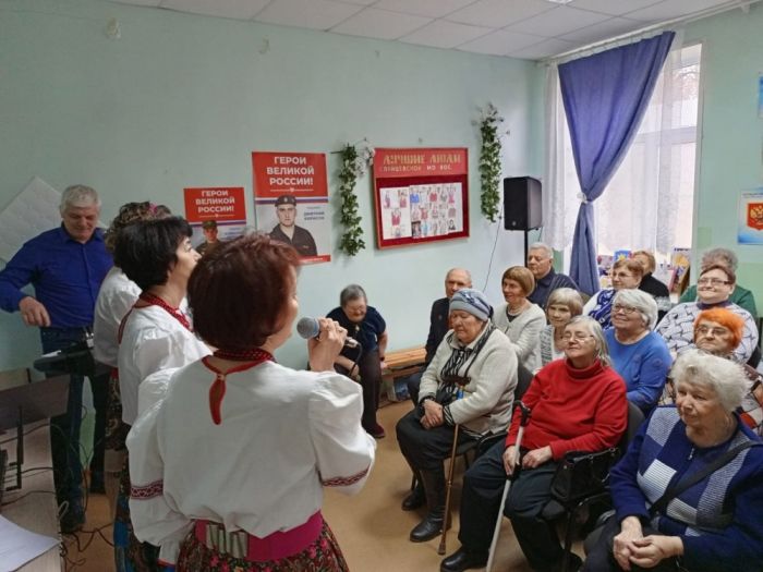 18 апреля коллектив Дома культуры п. Сельхозтехника посетил общество инвалидов по зрению с концертной программой